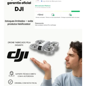 Drone Dji Neo Fly More Combo Sem Tela 4k Ate 10km 3 Baterias Multi