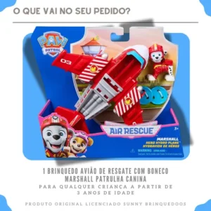Patrulha Canina Avião De Resgate Marshall – Sunny 004692