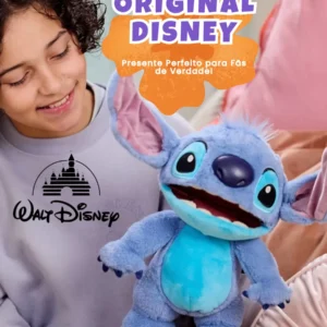 Pelúcia Interativa (Fantoche) com 50 Sons Stitch – Stitch Wow Sunny