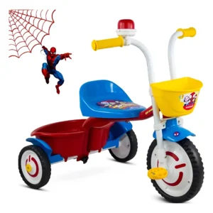 Triciclo Infantil Nathor De Alumínio Homem Aranha