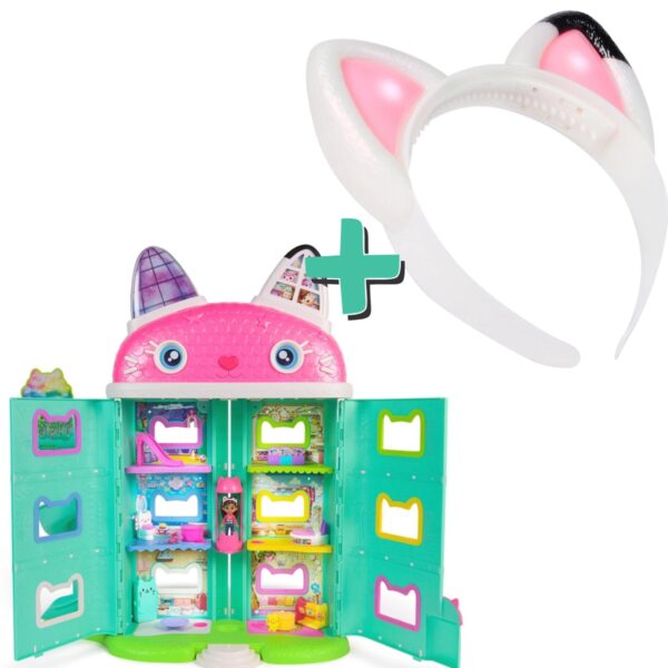 Casa Magica Da Gabby Deluxe Com Som + Orelhas magicas luz e som