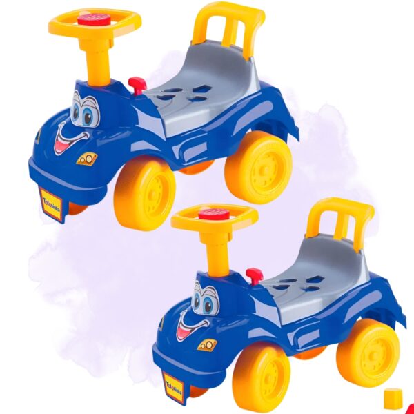 KIT 2 Totoka Infantil Bebe Motoca Totokinha Azul Cardoso 0301