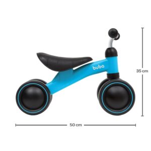 Bicicleta De Equilíbrio 4 Rodas Azul – Buba 13516