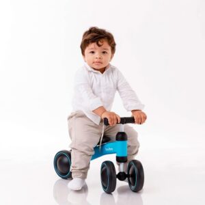 Bicicleta De Equilíbrio 4 Rodas Azul – Buba 13516