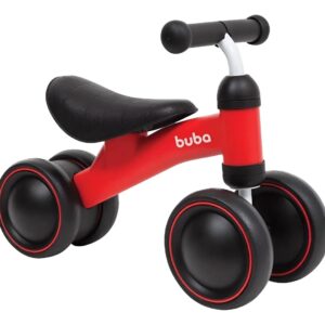 Bicicleta De Equilíbrio 4 Rodas Vermelha – Buba 10728