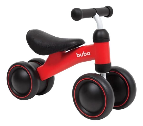 Bicicleta De Equilíbrio 4 Rodas Vermelha – Buba 10728