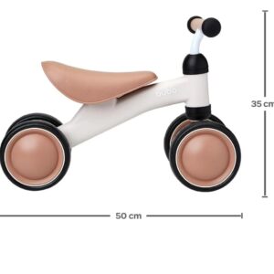Bicicleta De Equilíbrio 4 Rodas Bege – Buba 20960