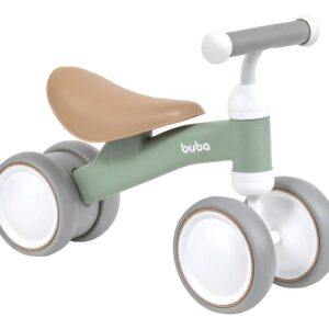 Bicicleta De Equilíbrio 4 Rodas Verde – Buba 18813