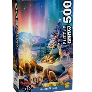 Quebra-cabeça 500 peças Aurora Boreal – Grow