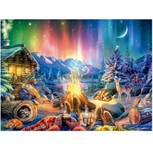 Quebra-cabeça 500 peças Aurora Boreal – Grow