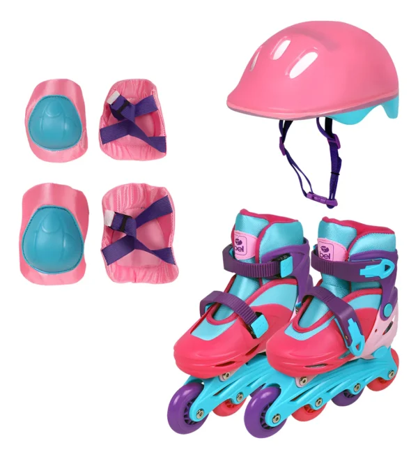 Patins Roller Infantil 3 Em 1 Tri-line Quadri-line Candy (P) (29-32) – BEL