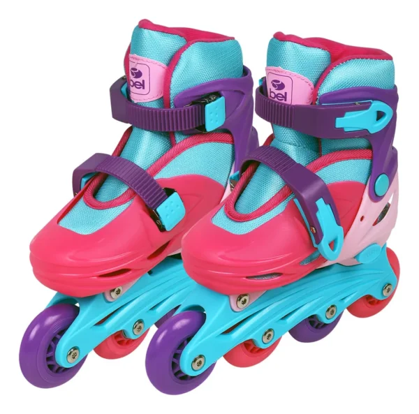 Patins Roller Infantil In-line Tri-line Quadri-line Candy (M) (33-36) – BEL