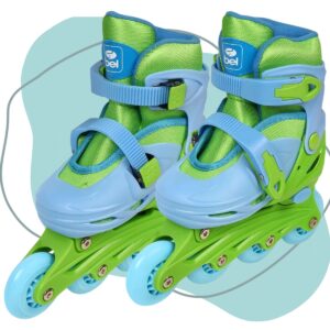 Patins Roller Infantil 3 Em 1 Tri-line Quadri-line Dino (M) (33-36) – BEL