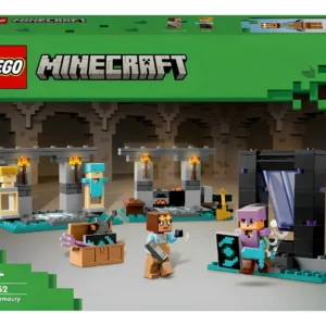 Lego Minecraft 21252 – O Arsenal Oficial The Armory 203 Peças