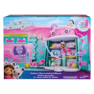 Casa Magica Da Gabby Dollhouse Playset Com Acessórios – O Filme – Sunny