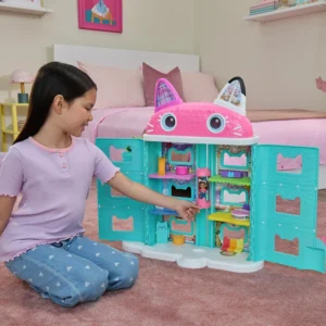 Casa Magica Da Gabby Dollhouse Playset Com Acessórios – O Filme – Sunny