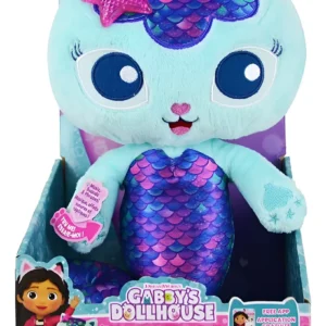 Pelúcia Gabby’s Dollhouse Mercat 33cm Com Luz E Som Sunny
