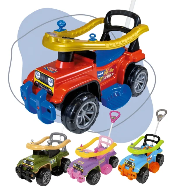 Carrinho Infantil de Passeio com Empurrador Jip Jip Spider – Maral 2097