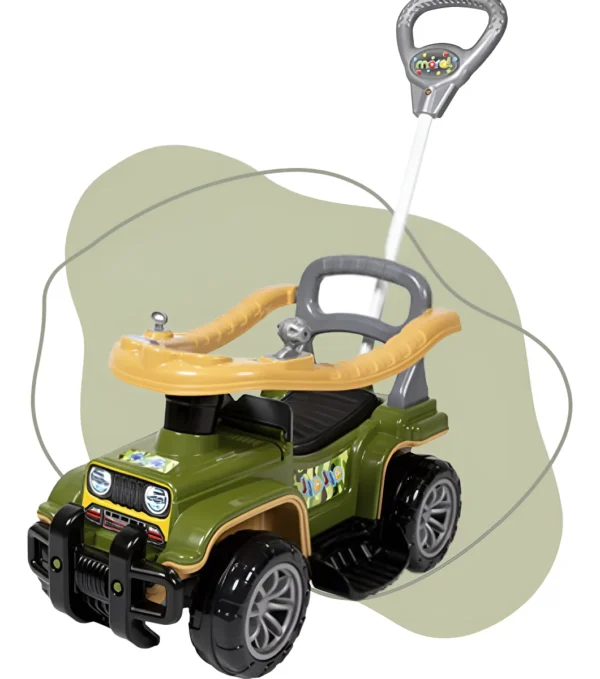 Carrinho Infantil de Passeio com Empurrador Jip Jip Militar – Maral 2059