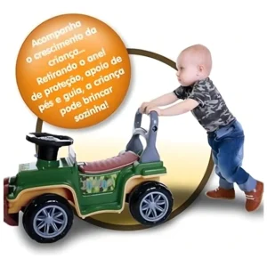 Carrinho Infantil de Passeio com Empurrador Jip Jip Militar – Maral 2059