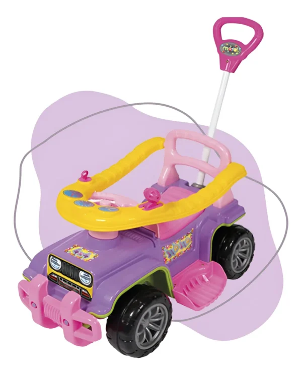 Carrinho Infantil de Passeio com Empurrador Jip Jip Menina – Maral 2058