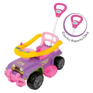 Carrinho Infantil de Passeio com Empurrador Jip Jip Menina – Maral 2058