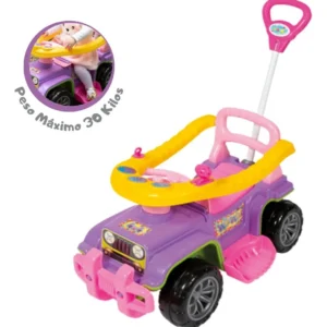 Carrinho Infantil de Passeio com Empurrador Jip Jip Menina – Maral 2058