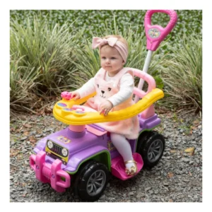 Carrinho Infantil de Passeio com Empurrador Jip Jip Menina – Maral 2058