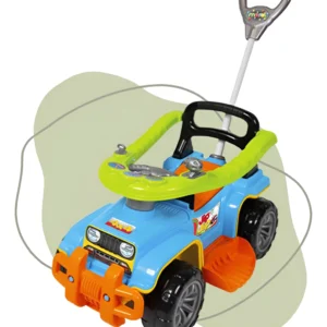 Carrinho Infantil de Passeio com Empurrador Jip Jip Colorido – Maral 2112