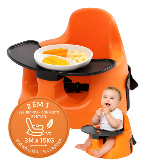 Assento para Alimentação de Chão para Bebê Sauro Tutti Baby cadeira portatil