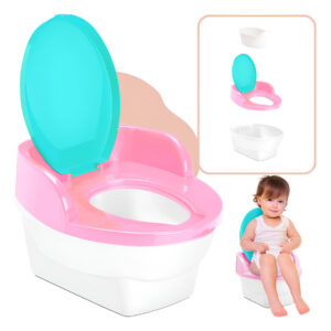 Troninho 2 em 1 Baby Land Pinico Pipinico Vira Assento para Vaso Rosa Cardoso