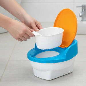 Troninho 2 em 1 Baby Land Pinico Pipinico Vira Assento para Vaso Azul Cardoso
