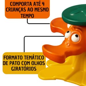Gira-gira Infantil Xalingo Gira Gira Pato Com 4 Luagres De