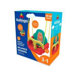 Balanço Infantil Com Encosto E Cinto Ursinho sem gancho – Xalingo 09355