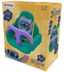 Balanço Infantil Com Encosto E Cinto Disney Stitch Xalingo 12243