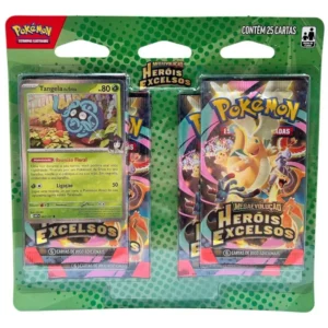 Pokemon Heróis Excelsos Mega Evolução 88 Cartas KIT COM 4 PACK
