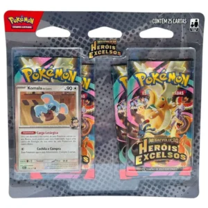 Pokemon Heróis Excelsos Mega Evolução 25 Cartas PACK CINZA