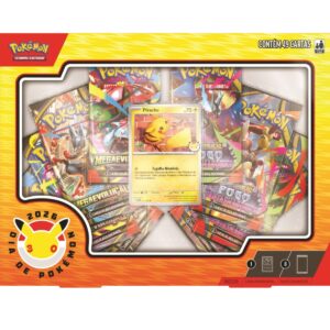 Coleção Dia De Pokemon 2026 Pack 8 Pacotes Booster +1 Carta