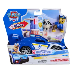 Patrulha Canina  Cruzador de Resgate do Chase com Boneco e Amigo Sunny