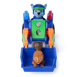 Patrulha Canina Reciclador De Resgate Do Rocky Com Boneco e Amigo Sunny