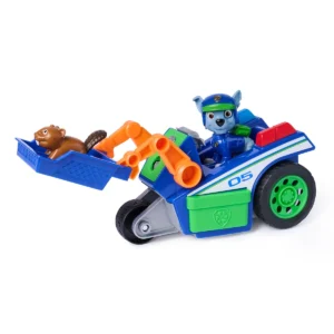 Patrulha Canina Reciclador De Resgate Do Rocky Com Boneco e Amigo Sunny