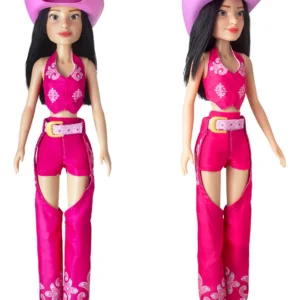 Boneca Ana Castela Boiadeira Articulada 55cm