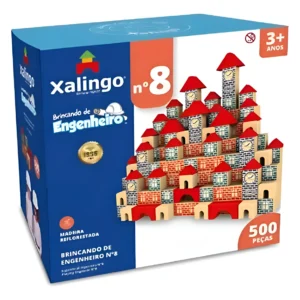 Brincando De Engenheiro – Nº8 Blocos de Montar 500 Peças Xalingo 67865
