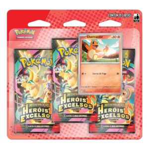 Pokemon Heróis Excelsos Mega Evolução 88 Cartas KIT COM 4 PACK