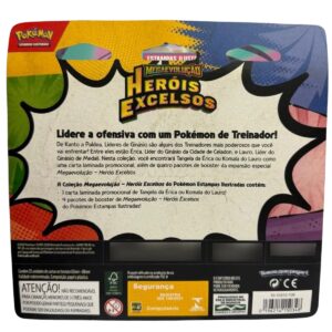 Pokemon Heróis Excelsos Mega Evolução 25 Cartas PACK CINZA