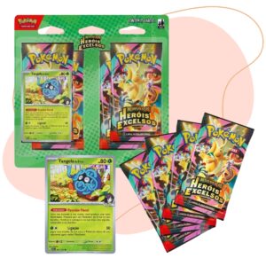 Pokemon Heróis Excelsos Mega Evolução 25 Cartas PACK VERDE