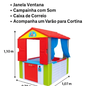 Casinha Para Brincar Menina Mi Casita Colorida Maral