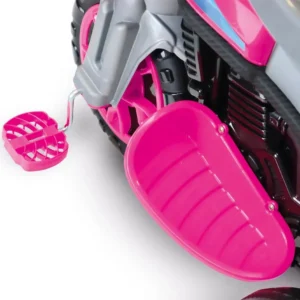 Andador Infantil Triciclo Moto Trail Maral Com Empurrador Rosa