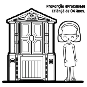 Casinha Para Brincar Menina Mi Casita Rosa Maral