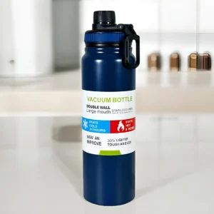 Garrafinha Térmica 700ml Frio Com Isolamento Garrafinha Treinos Azul